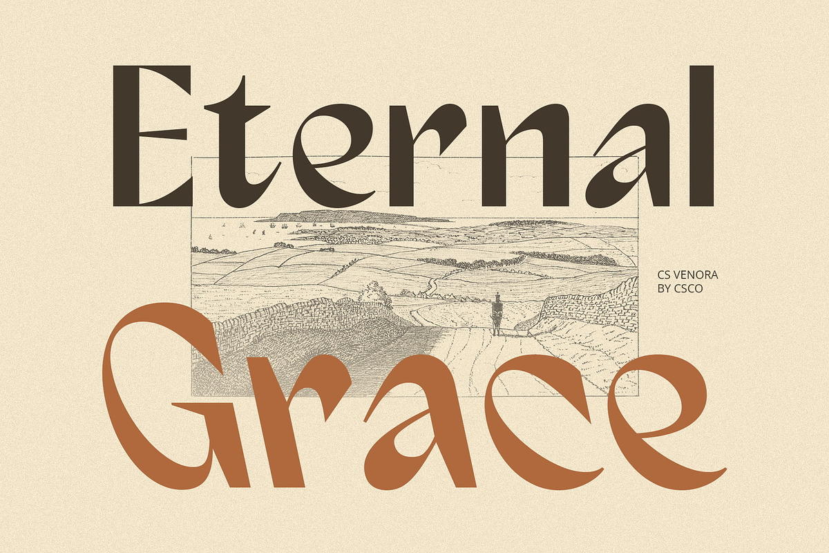 CS Venora – Classic Font, a Sans Serif Font by Craft Supply Co. (Photo 3 of 8)