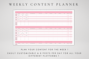 Google Sheets Social Media Planner, a Templates & Theme by BRANDcontent (Thumbnail 4 of 9)