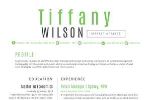 Simple 2 Pages Word Resume