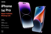iPhone 14 PRO Mockup, an iPhone Mockup by Mocku (Thumbnail 2 of 17)
