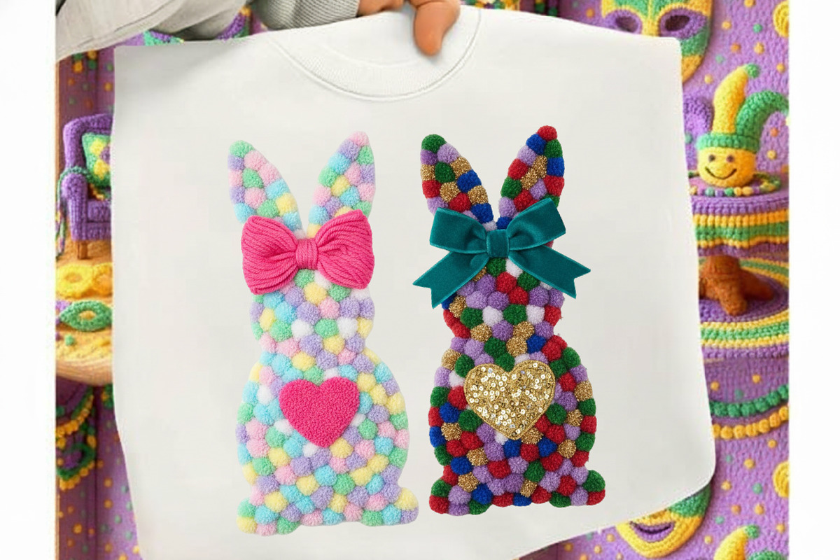 Faux Yarn Easter Png Easter Bunny Pn, an Illustration by designcity5 (Photo 9 of 9)