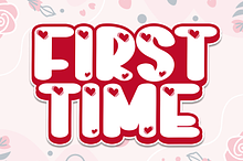 First Time | Script Font
