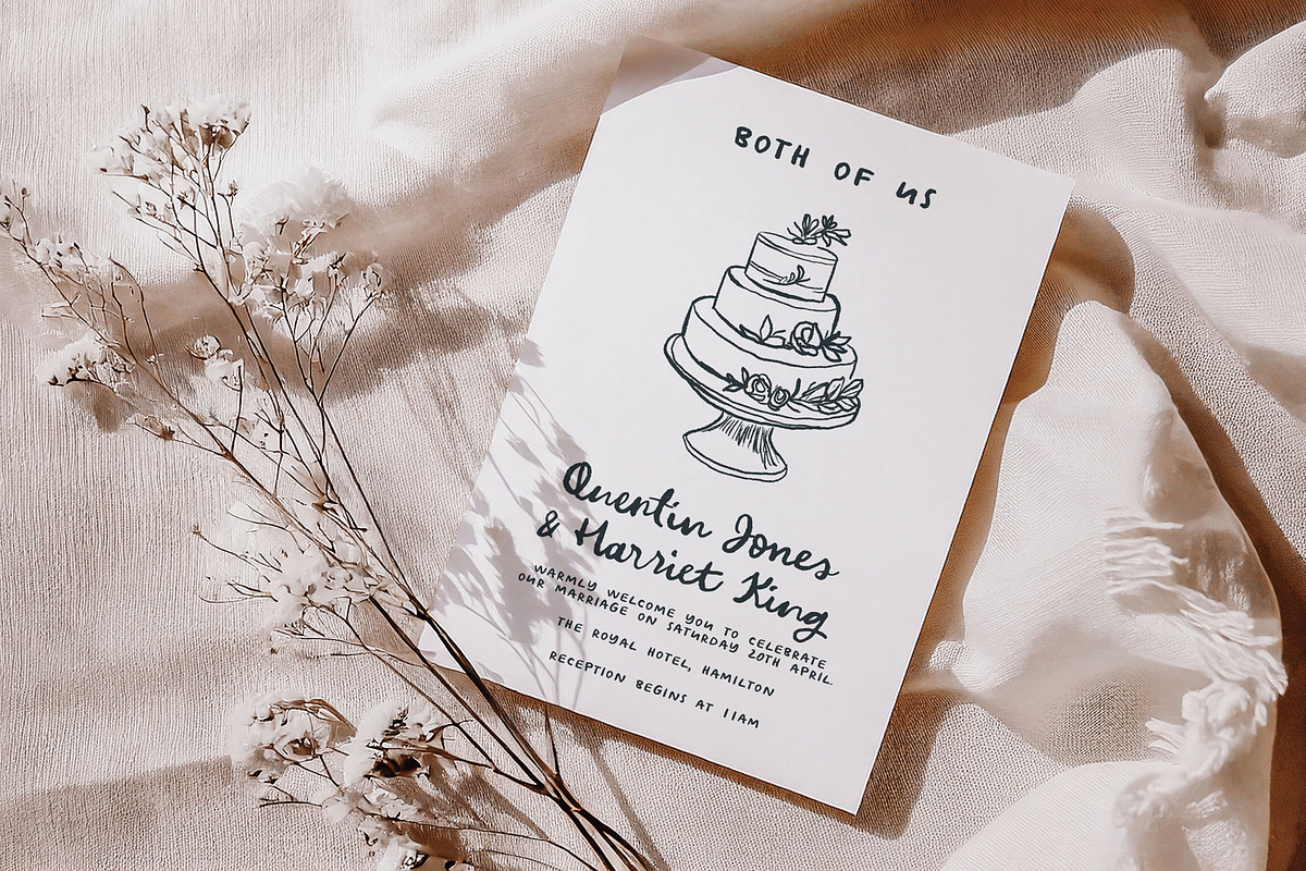 Marguerite Rookers Wedding Font Duo, a Font by Creativeqube Design (Photo 2 of 11)