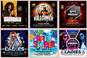 150 Night Club Flyer Bundle, a Flyer Template by AfzaalGraphics (Thumbnail 20 of 27)