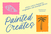 Island Paradise Aesthetic Font, a Script Font by Letterena Studios Script (Thumbnail 4 of 10)