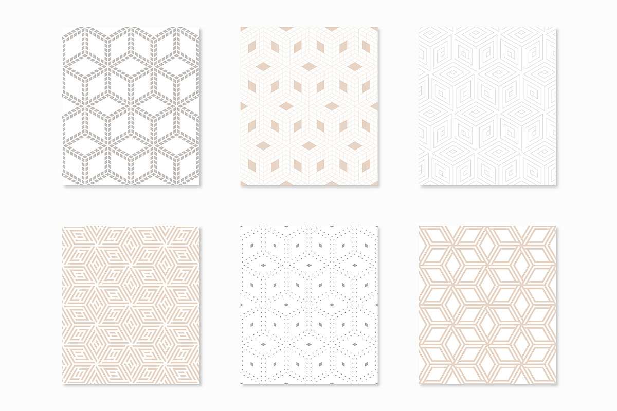 Rhythmic Seamless Patterns, a Pattern Graphic by Curly_Pat (Photo 5 of 6)