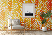 Hot Summer Leaves, a Wallpaper Graphic by MalyskaStudio (Thumbnail 3 of 6)