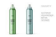 Metallic spray bottle mockup, a Packaging Mockup by Smarty Mockups (Thumbnail 3 of 5)