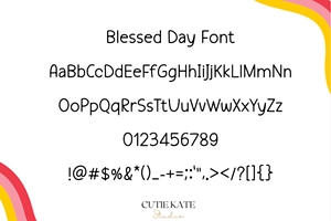 Blessed Day Font