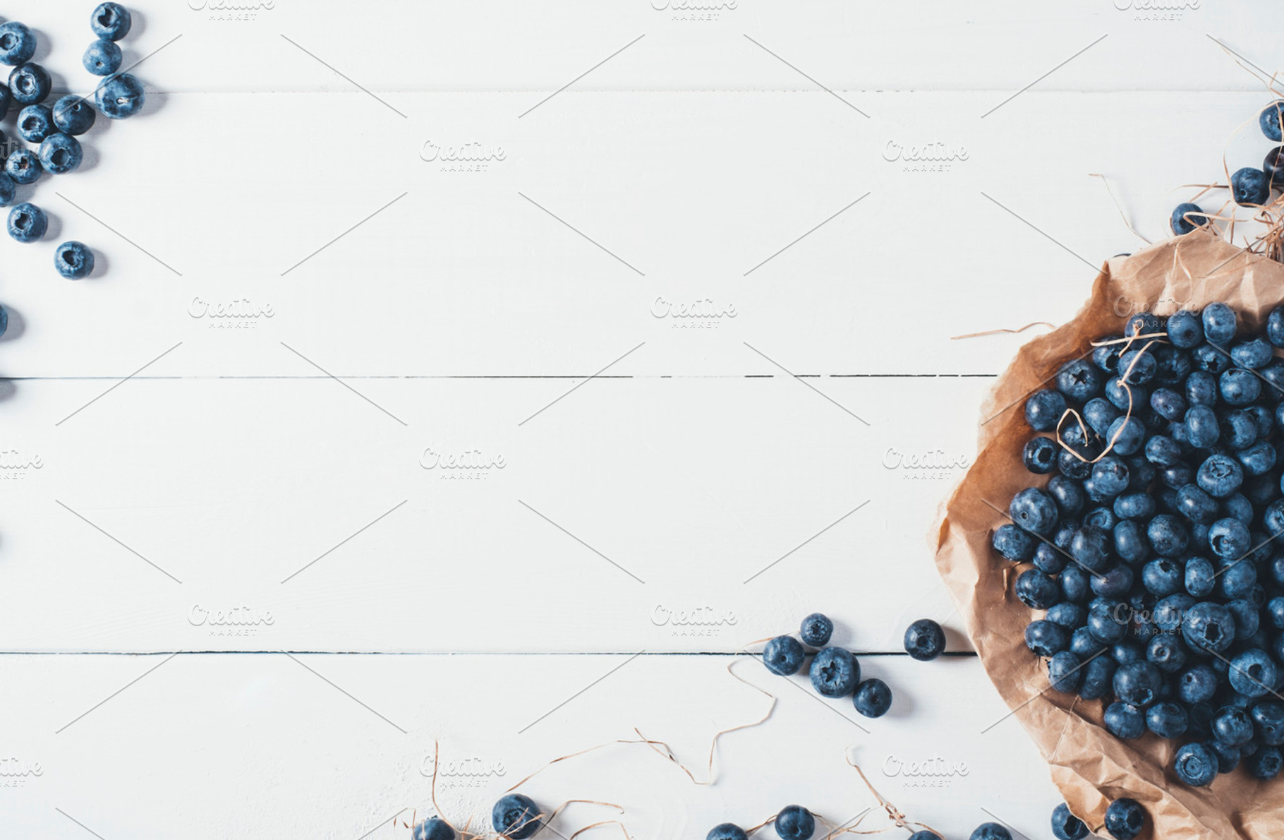 Fresh blueberries stock photo containing blueberry and bilberry, a Food & Drink Photo by A_B_C