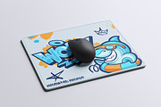 Mousepad Mockup, a Merchandise Mockup by Twins_studio (Thumbnail 1 of 5)