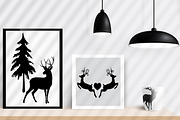 Deer,Forest,AntlerAnimals AI EPS PNG, an Illustration by FrankiesDaughtersDesign (Thumbnail 6 of 6)