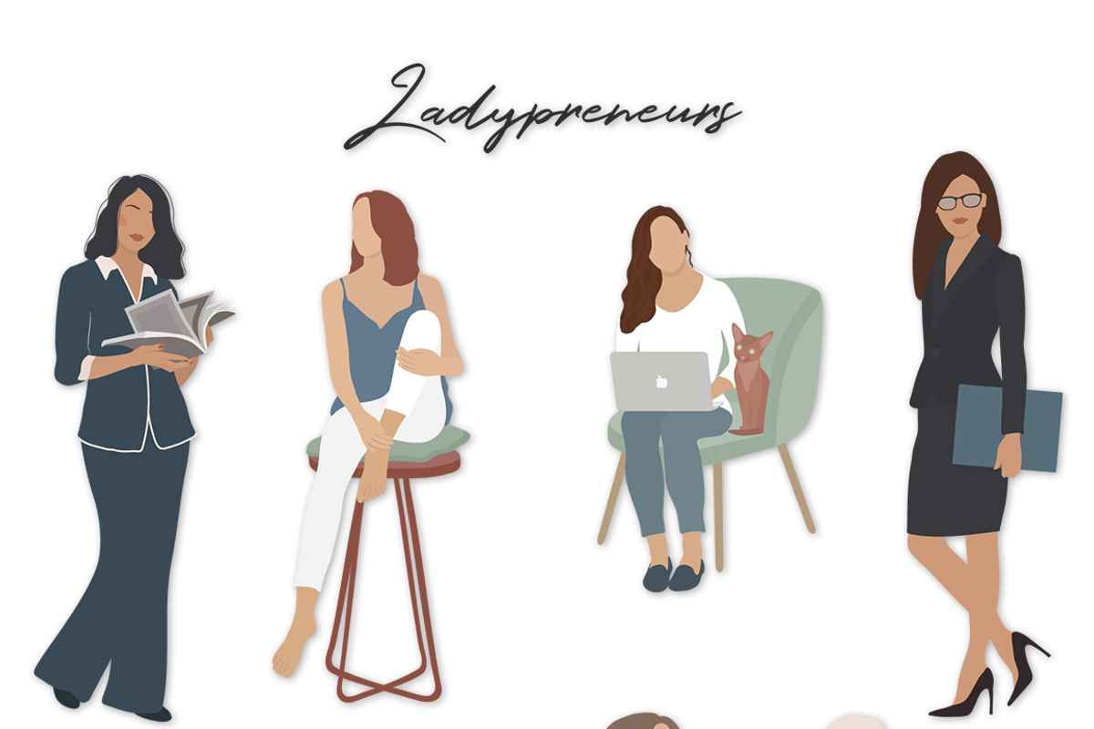 Ladypreneur 2 Illustration Set, a Work Illustration by Irena Art (Photo 11 of 12)