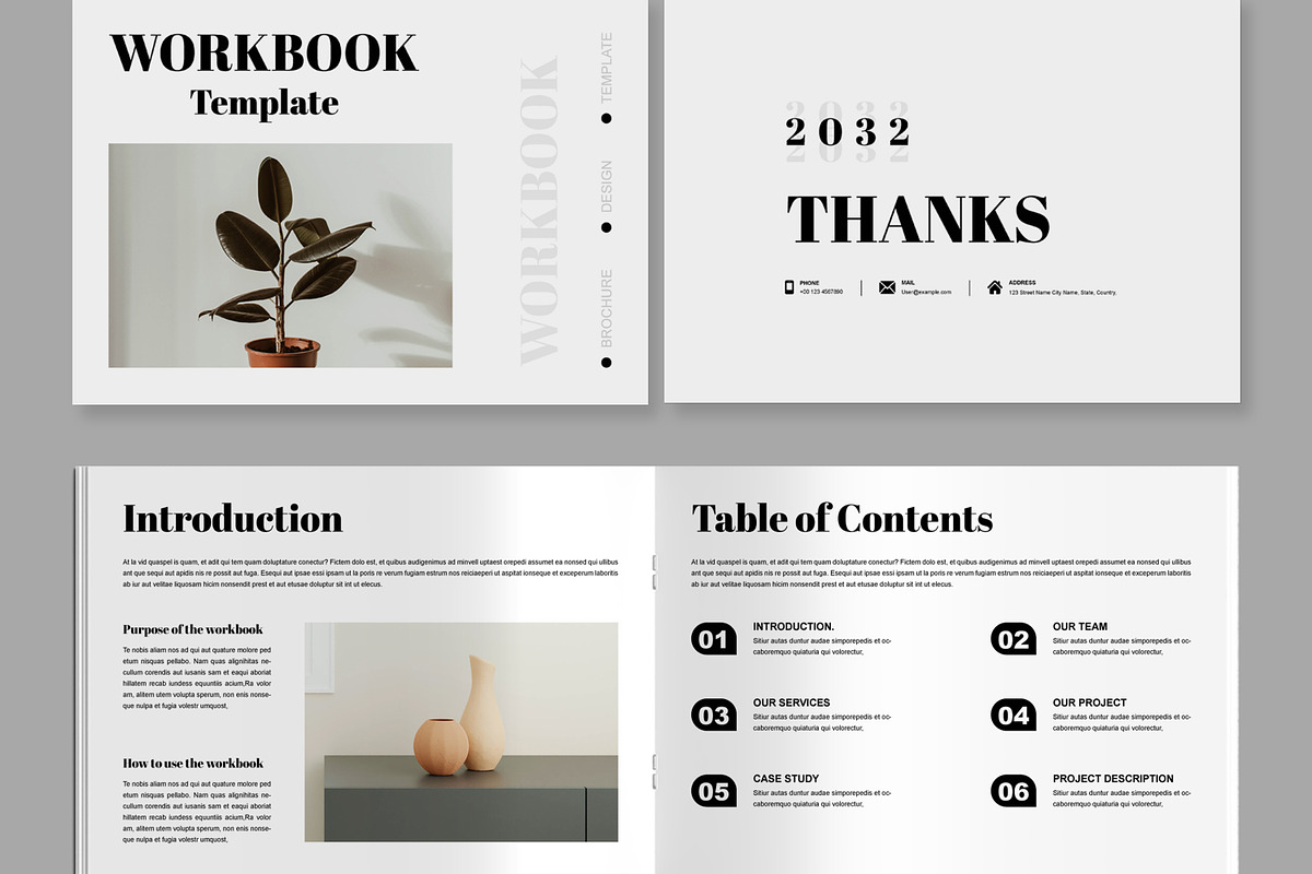 Workbook Template Layout, a Brochure Template by MightyDesign (Photo 5 of 9)
