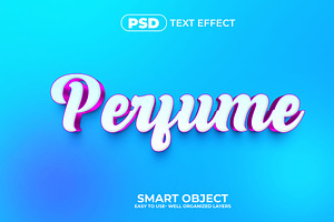 Perfume 3d Editable Text Effect Styl