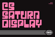 CS Saturn – Bold Display Font, a Sans Serif Font by Craft Supply Co. (Thumbnail 1 of 8)