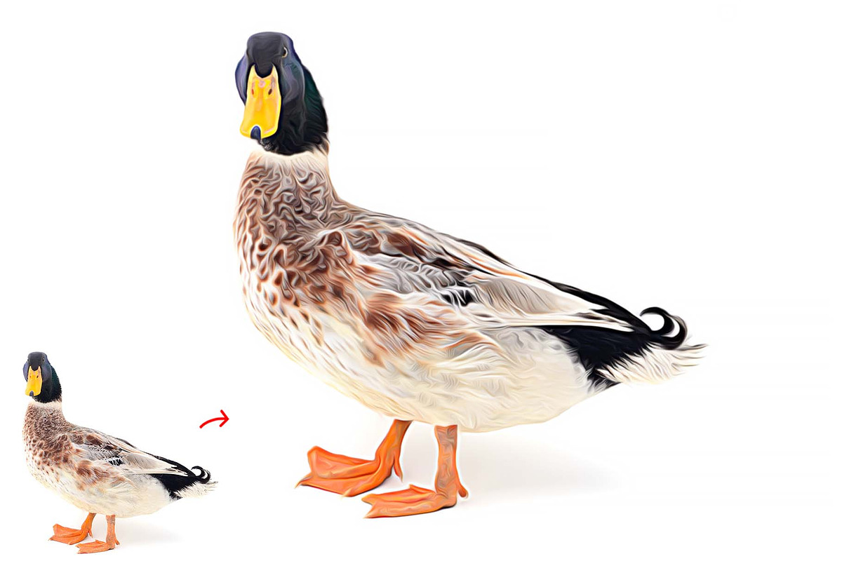 Turn photo into Animal Oil Panting, an Action Add-On by MRI STUDIO (Photo 8 of 9)