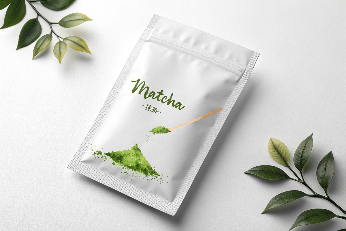 Japanese Matcha Watercolor – 20 PNG, a Food Illustration by Gallery House (Photo 4 of 5)