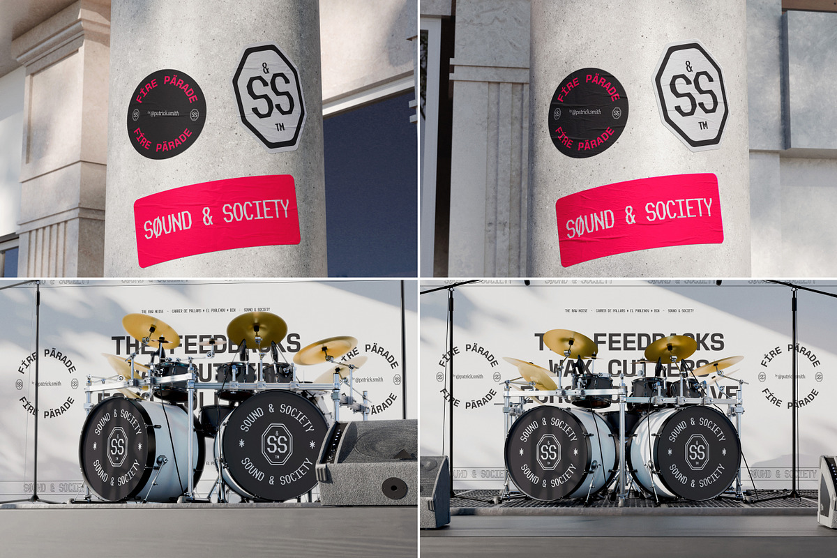 Music Festival & Music Album Mockups, an Advertising Mockup by Vitora Mockup (Photo 6 of 12)