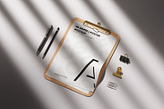 Clipboard With A4 Poster Mockup, a Books & Magazine Mockup by WebAndCat (Thumbnail 11 of 12)