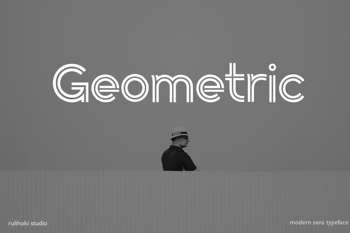 Geometric, a Sans Serif Font by rulihoki studio (Photo 1 of 4)