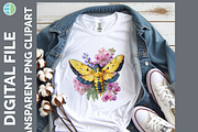 Boho Western Moth Clipart Bundle, an Animal Illustration by Enliven Designs (Thumbnail 4 of 8)