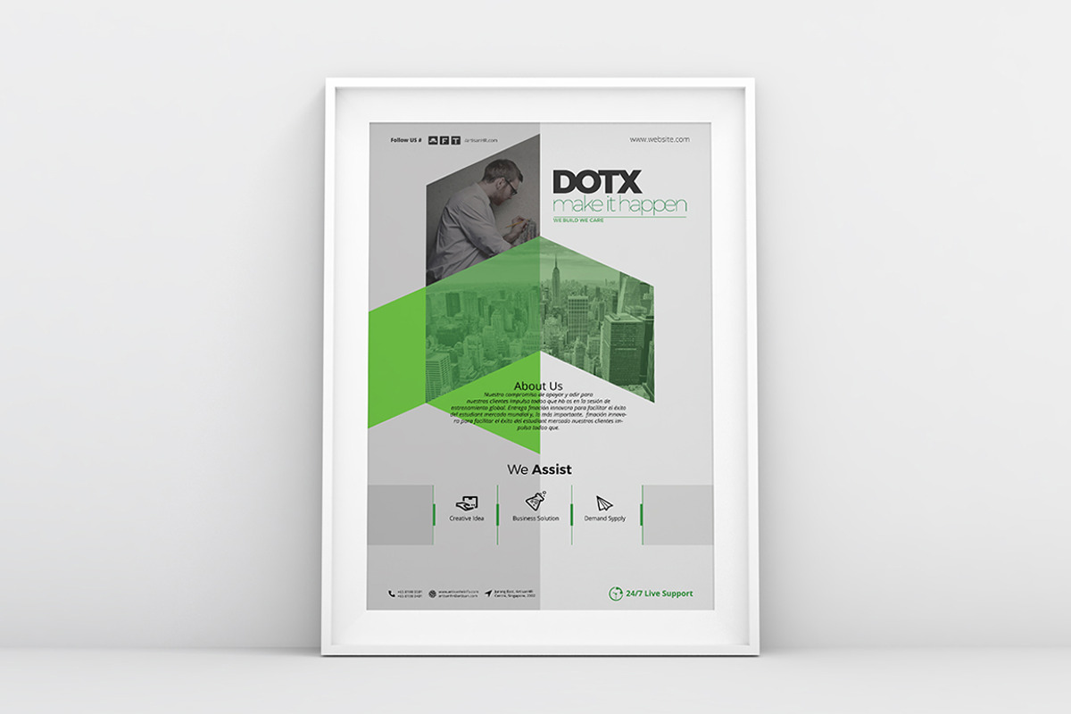 Poster Template, a Flyer Template by artisanHR (Photo 3 of 7)
