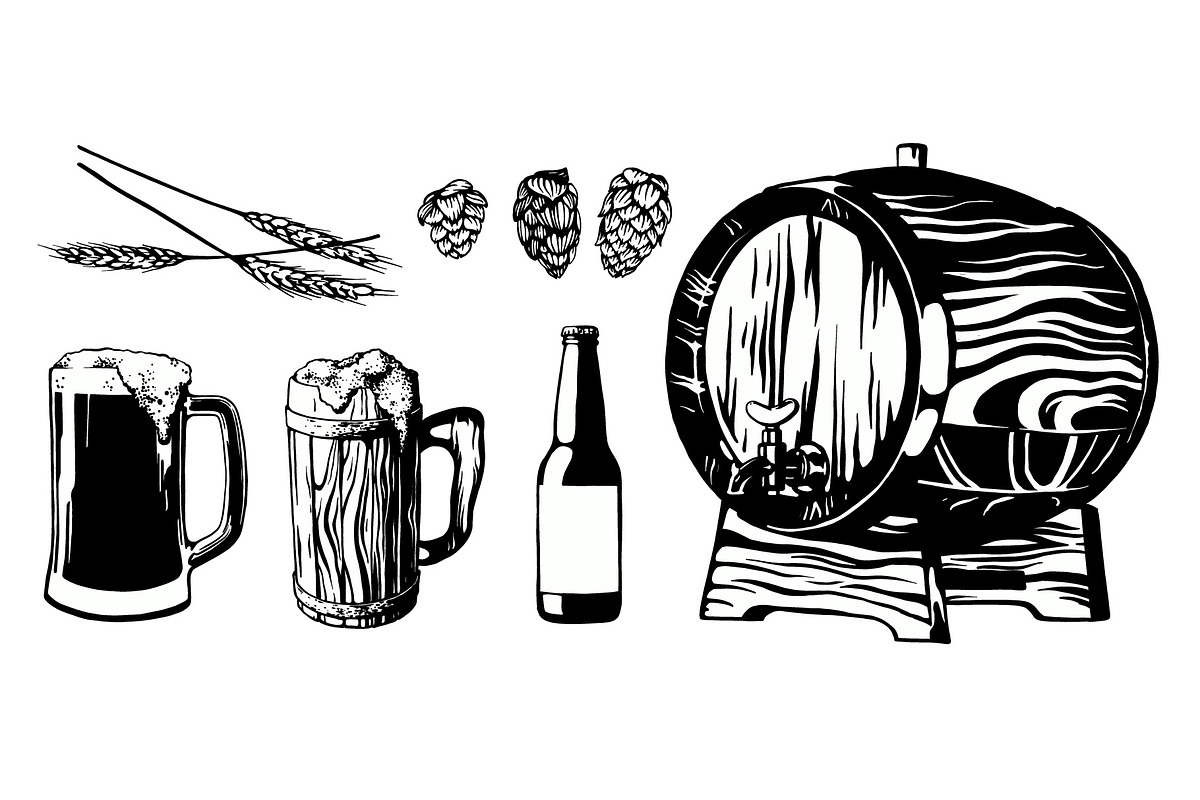 Beer logo templates., a Branding & Logo Template by illusign