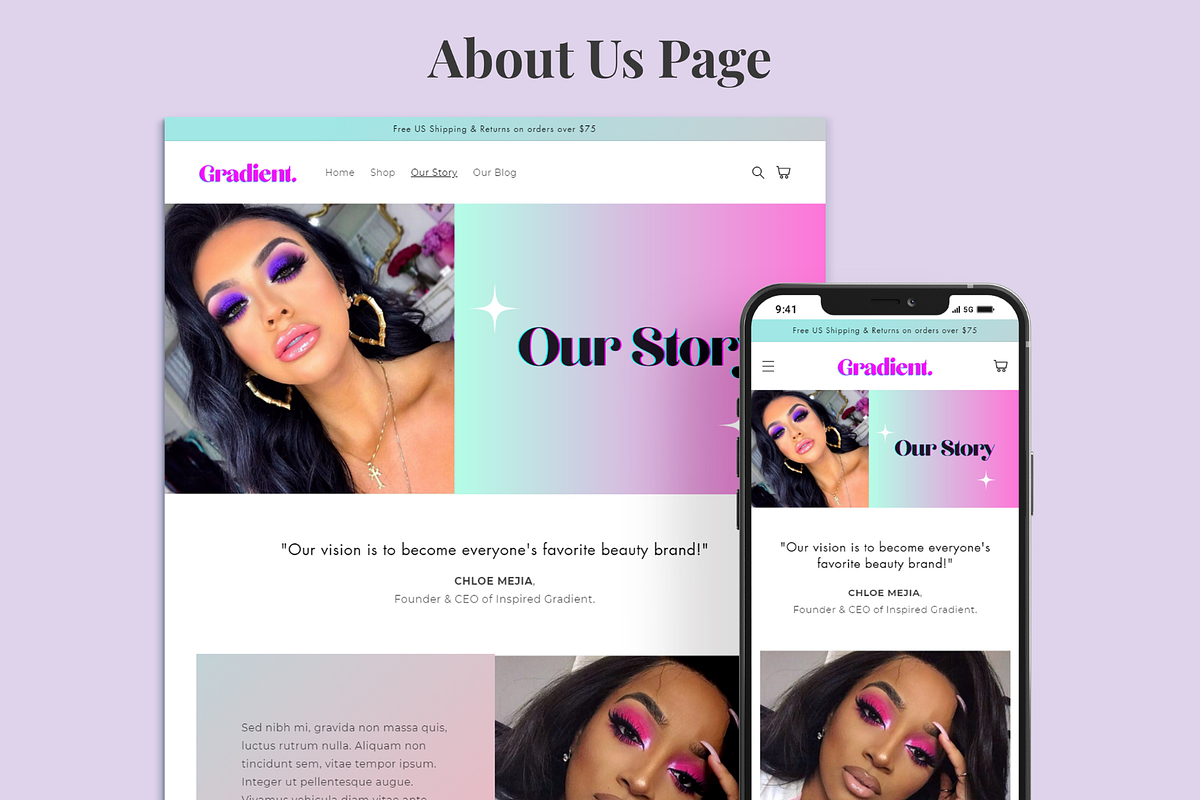 Gradient - Beauty Shopify Theme, a Templates & Theme by InspiredTheme