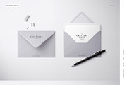 Envelopes & Cards Mockup Bundle, a Stationery Template by creatsy5 (Thumbnail 7 of 18)