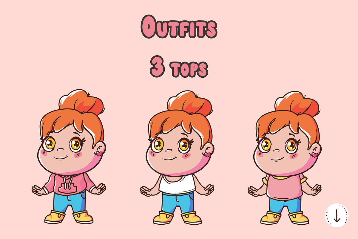 Chibi Girl Creator, an Illustration by Cute Toot (Photo 6 of 9)