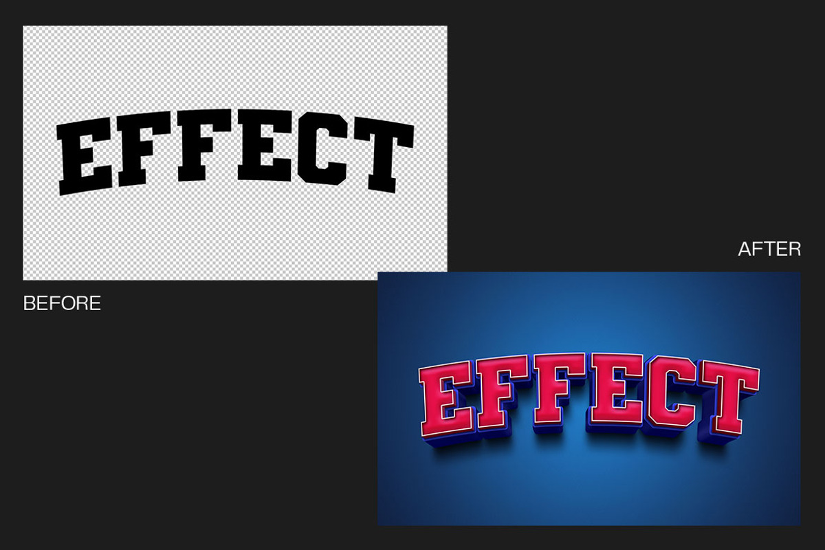School Text Effect, a Layer Style Add-On by dokudokunomi