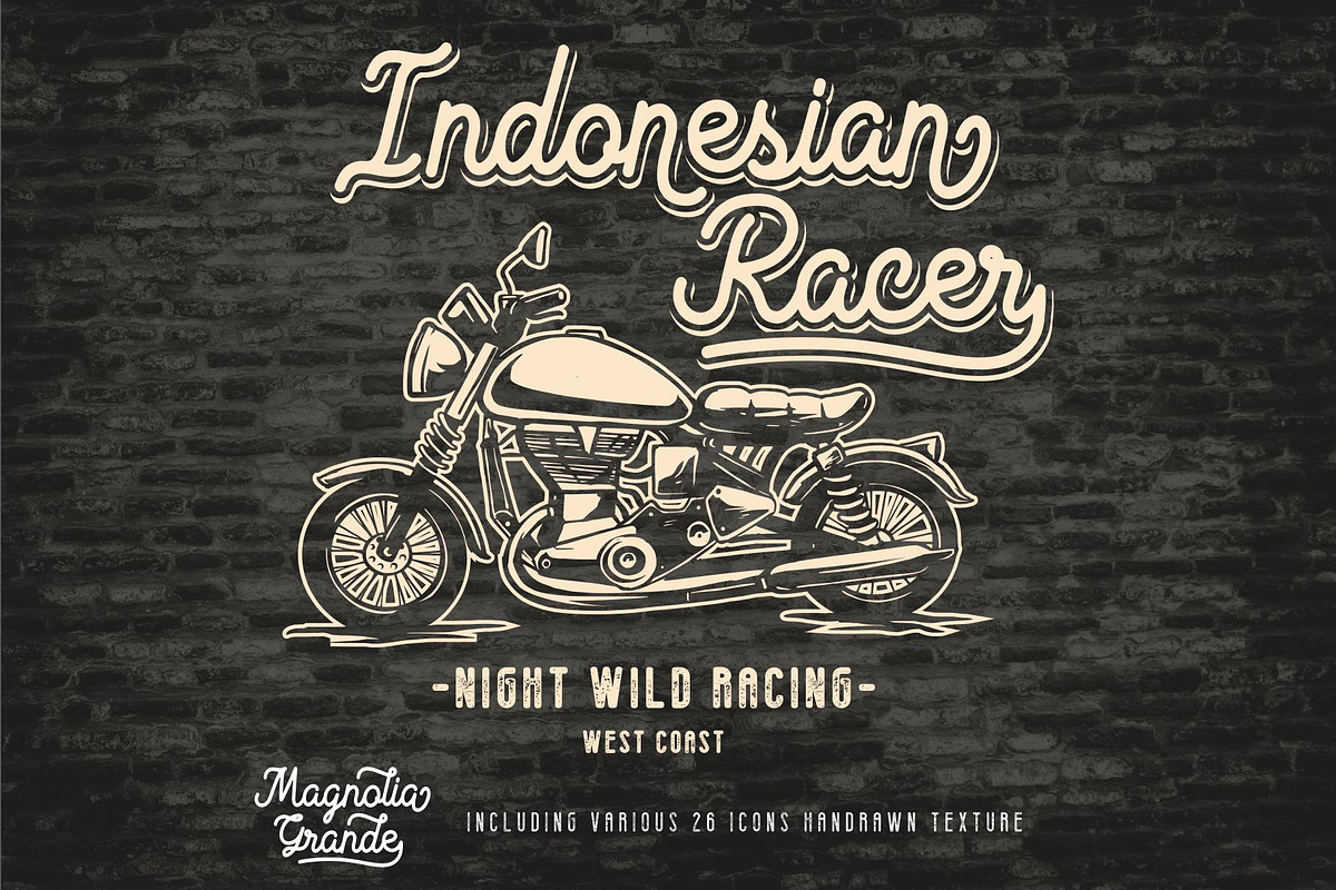 Magnolia Grande with Include Icons, a Script Font by HanzelSpace Studio (Photo 5 of 7)