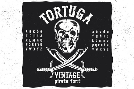 Tortuga hand drawn font, a Symbol Font by Anton Antipov