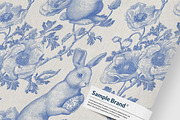 SPRINT EASTER BUNNY Seamless Pattern, a Pattern Graphic by AYAKA Studio Co. (Thumbnail 2 of 8)