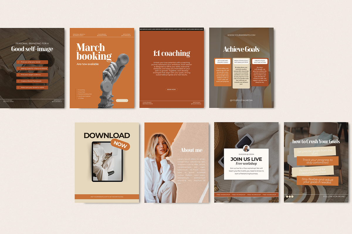 Business Coach Instagram Template, a Social Media Template by My Template Studio (Photo 12 of 18)