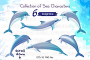 vector SET Sea dream, an Animal Illustration by WINDmade (Thumbnail 4 of 10)