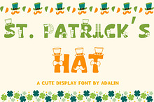 St. Patrick's Hat - Display Font