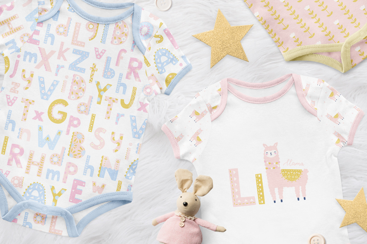 Animal Alphabet & cute baby patterns, a Pattern Graphic by Inna Moreva (Photo 5 of 9)