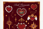 Dark Romantic. Watercolor art, an Object Graphic by ma_i_vi (Thumbnail 6 of 12)