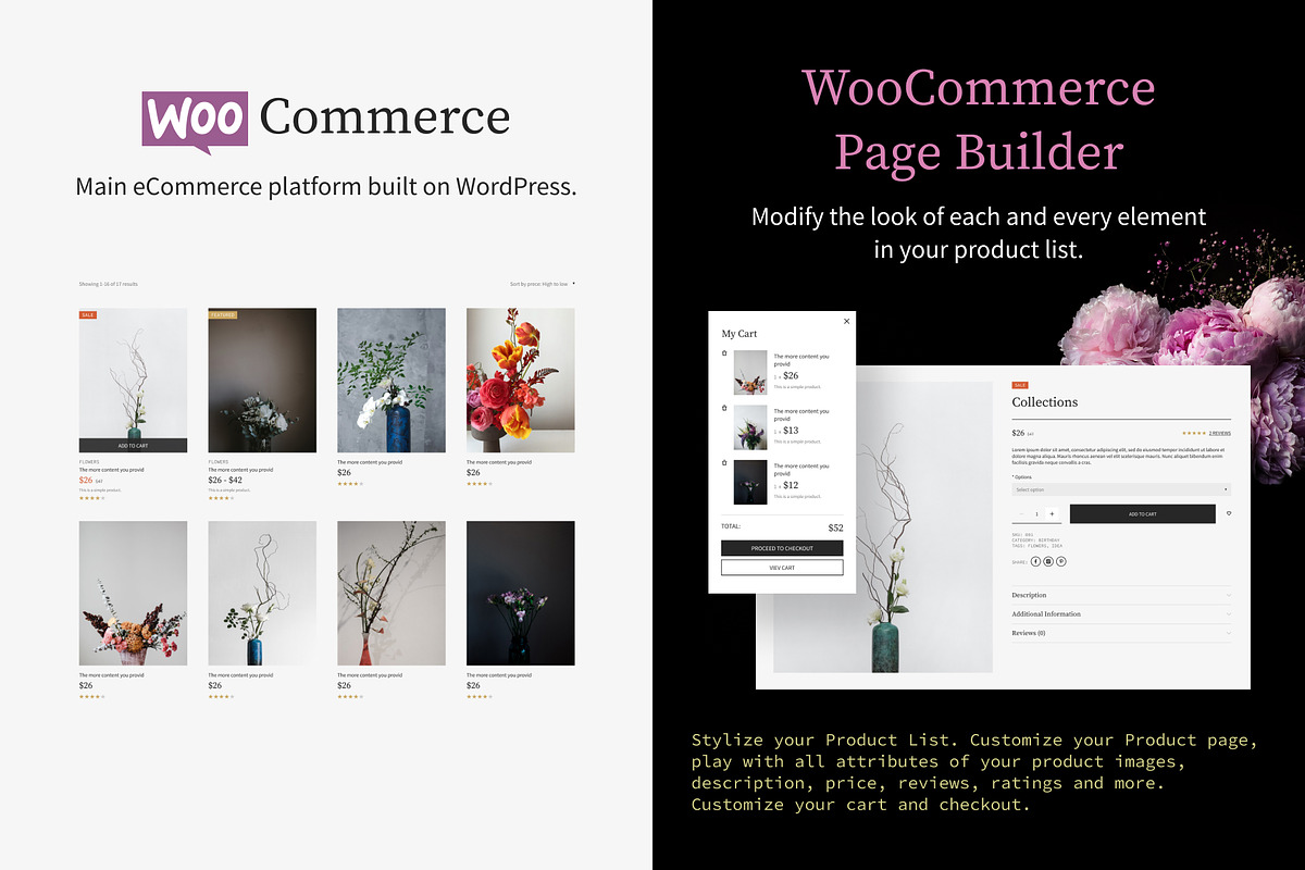 Florist WordPress Theme, a WordPress Template by TonyTemplates (Photo 5 of 9)
