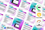 Content Vault Canva Templates For IG, a Social Media Template by Virall (Thumbnail 2 of 10)