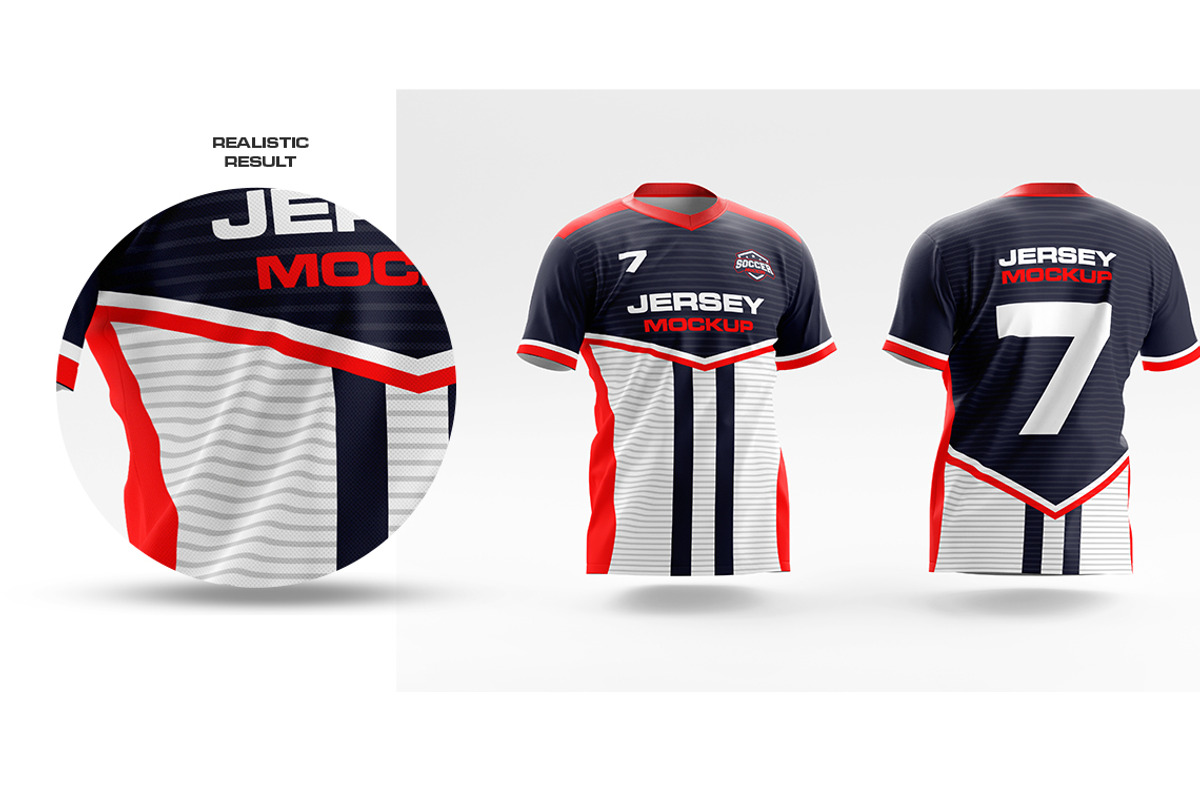Soccer Uniform | Jersey  Mockup, a Shirt Mockup by Jiwstudio (Photo 2 of 6)