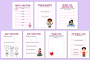 Gratitude Journal For Kids Canva, a Stationery Template by Shumaya (Thumbnail 2 of 5)