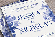 China Blue Wedding Suite, an Invitation Template by BlueRobinDesignShop (Thumbnail 2 of 4)