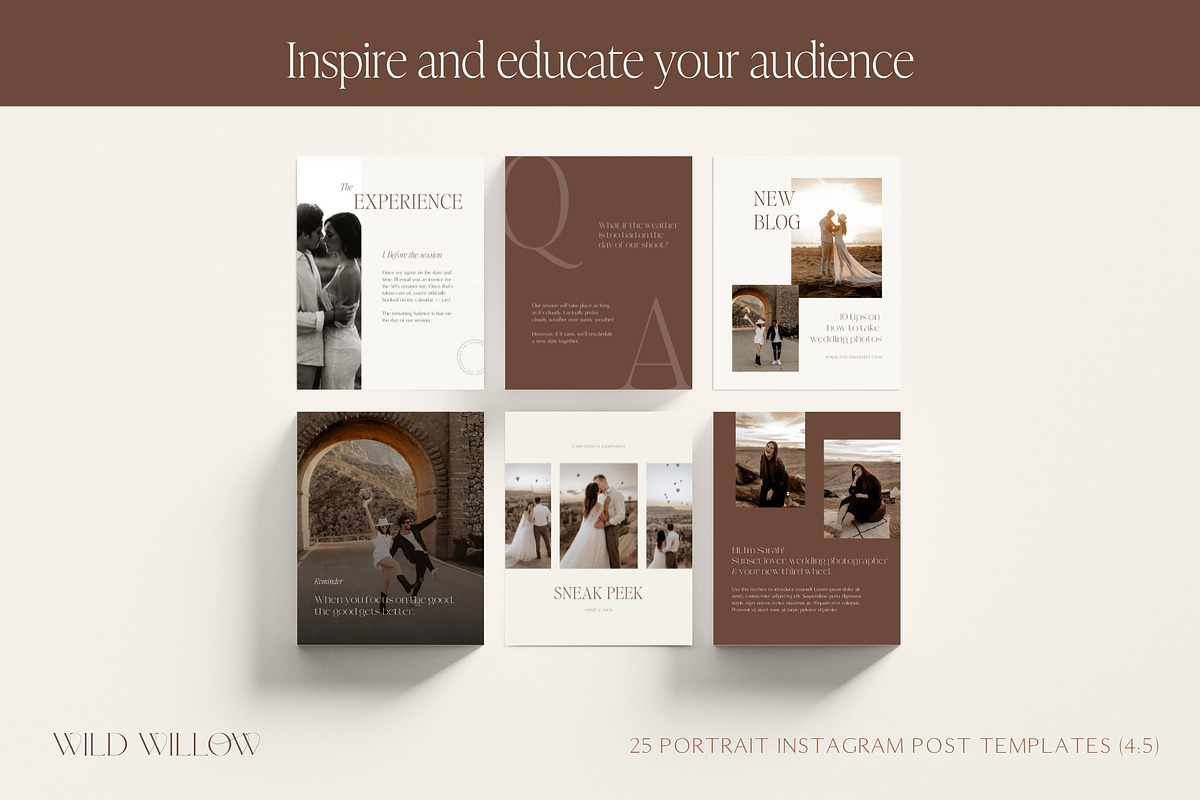 Luxury Instagram post templates, a Social Media Template by Wonderlik Webdesign (Photo 4 of 11)