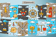 Evil Eye Tarot Collection, an Illustration by illustrator_natalie (Thumbnail 7 of 13)