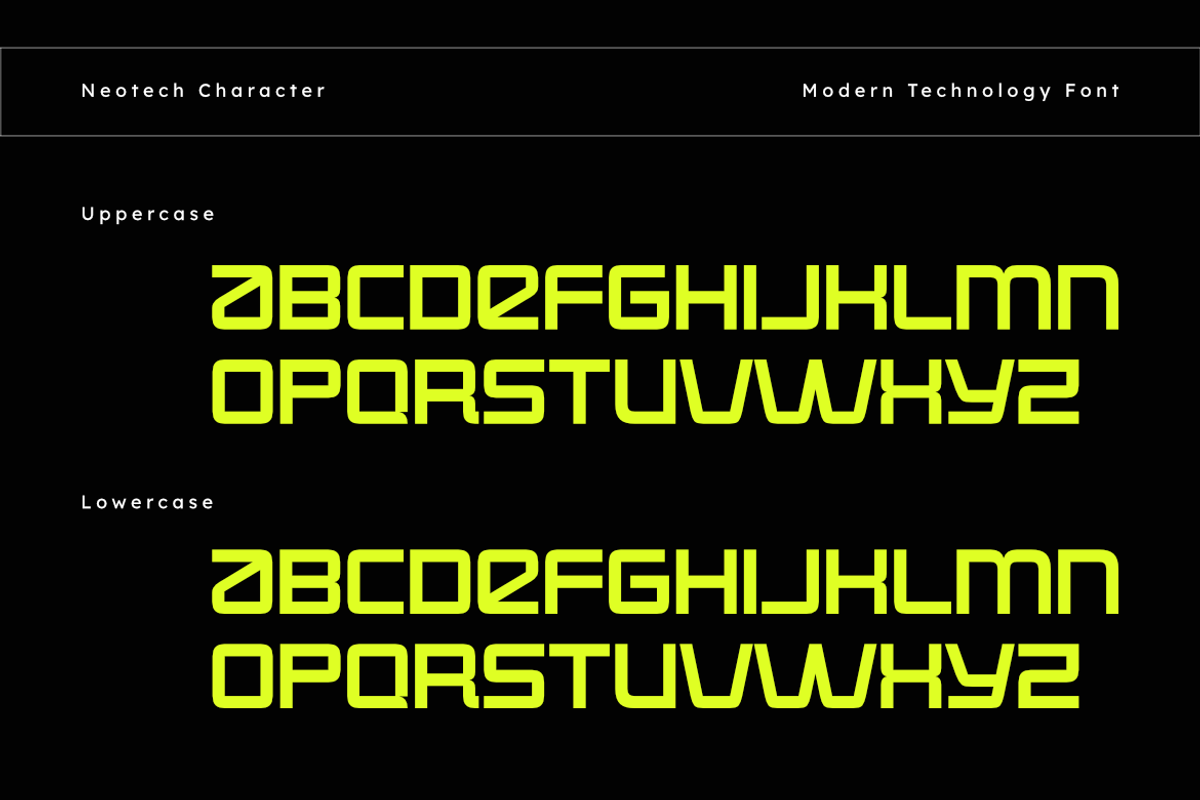 Neotech - Modern Technology, a Symbol Font by Masyafi Studio (Photo 2 of 8)