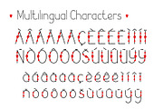 Heartful decorated font, a Sans Serif Font by Contes_de_fée (Thumbnail 6 of 9)