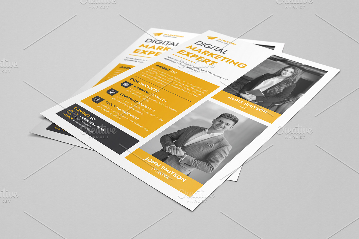 Creative Business Flyer Design, a Flyer Template by Sofir Nayeem (Photo 4 of 4)